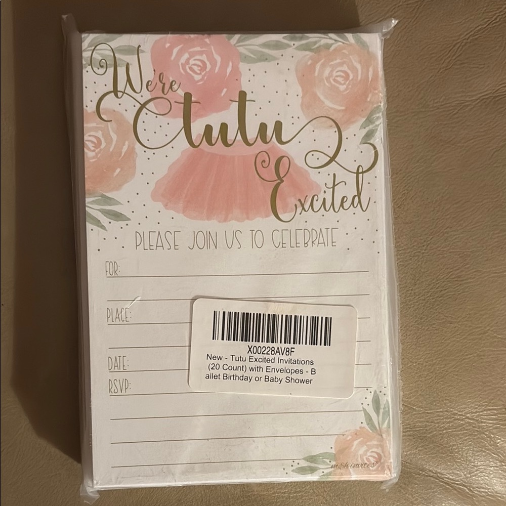 Pink and Gold Invitations for Elegant Parties